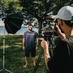 athlete interview setup