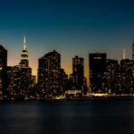 city skyline apartment