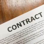 legal contract document