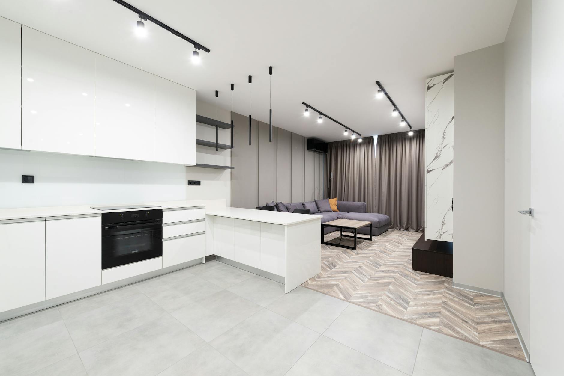 modern modular lighting setup