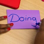 person doing bodyweight squat