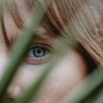 person looking at inspiring quote