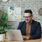 remote worker at desk