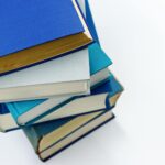 stack of books reading