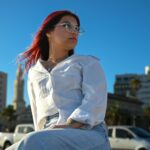 stylish woman budget shopping