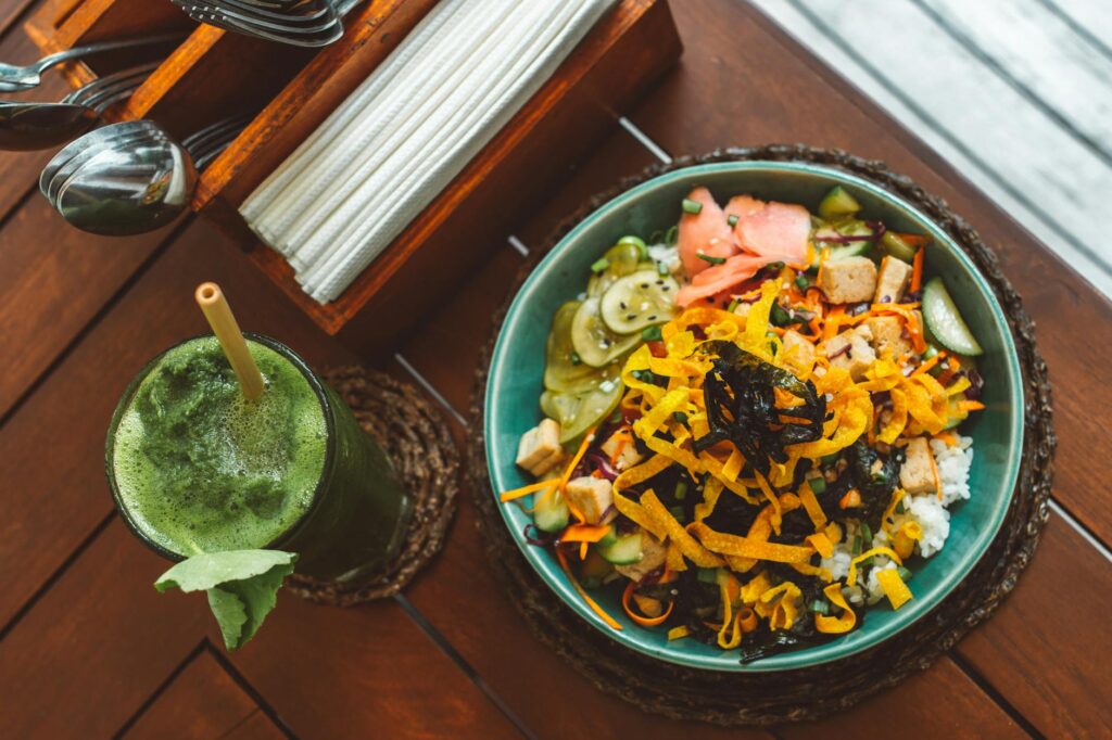 vibrant healthy food