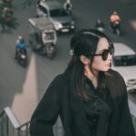 woman stylish budget fashion